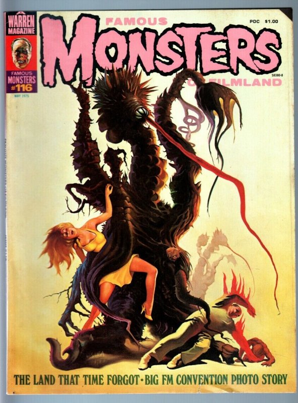 FAMOUS MONSTERS OF FILMLAND #116-1st FAMOUS MONSTERS CONVENTION ISSUE-1975- VG