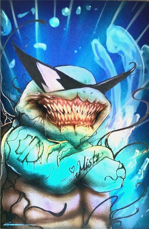 FAME: SATOSHI TAJIRI TERRIFICON GORKEM SQUIRTLE/BULBA VIRGIN/FOIL COVERS SET.