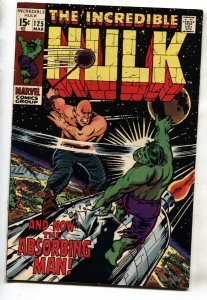 Incredible Hulk #125--Absorbing Man--comic book--Marvel--1970