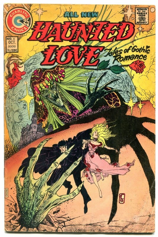 Haunted Love #6 1974- Gothic Romance- Chartlon Comics VG+