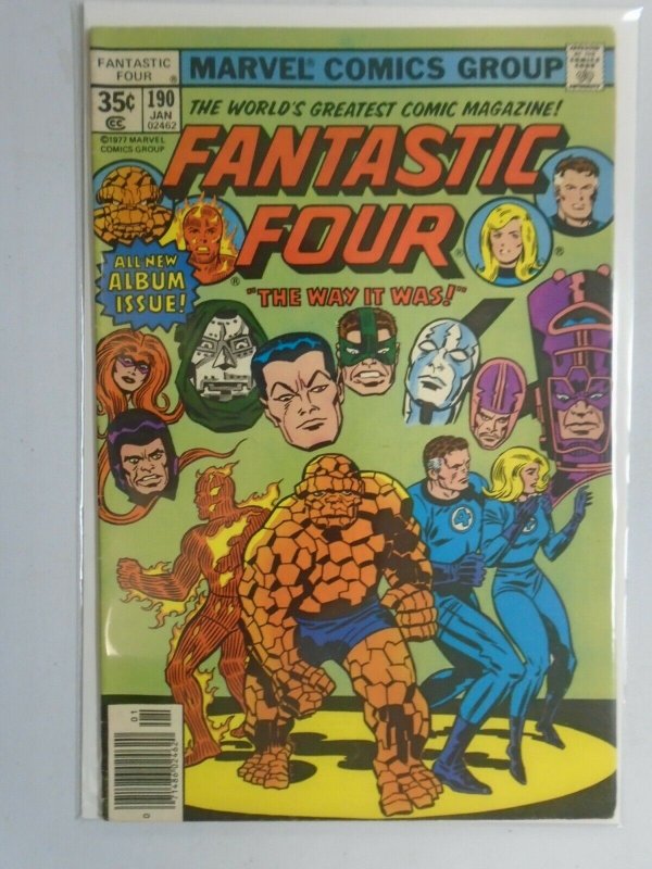 Fantastic Four #190 4.0 VG (1978 1st Series)