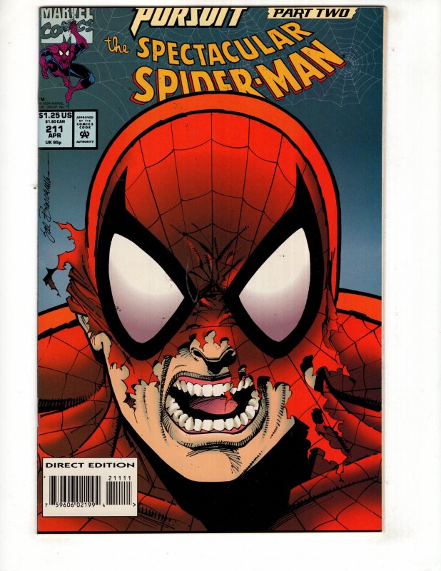 The Spectacular Spider-Man #211 Direct Edition (1994)  / ID#991