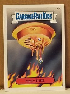 2015 Garbage Pail Kids  #43b Fiery Phil