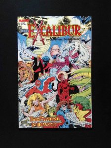 Excalibur the Sword is Drawn #1D  MARVEL Comics 1987 NM+  VARIANT COVER