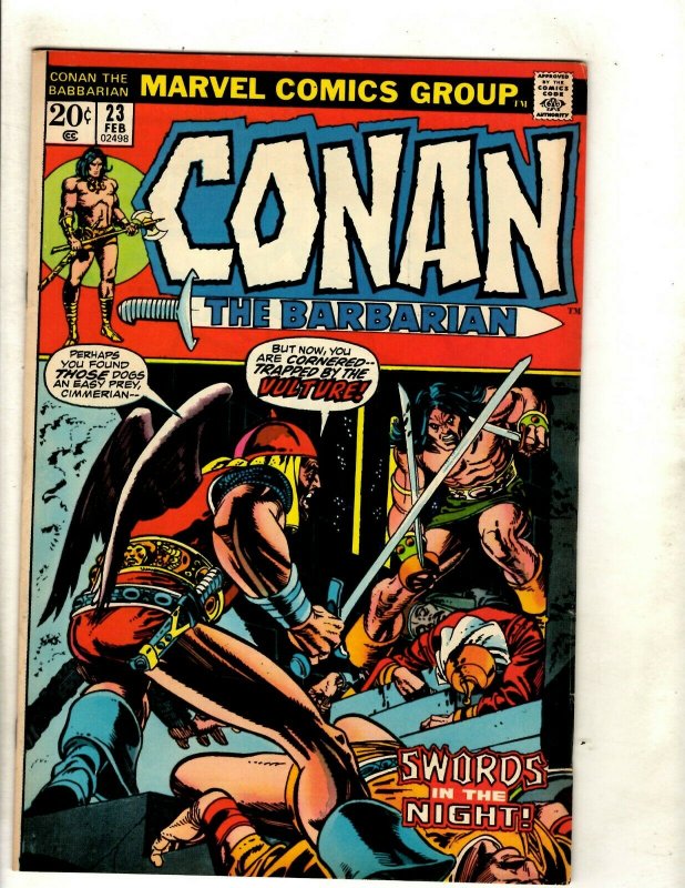 Conan The Barbarian # 23 FN/VF Marvel Comic Book Elric Red Sonja Kull King RS2