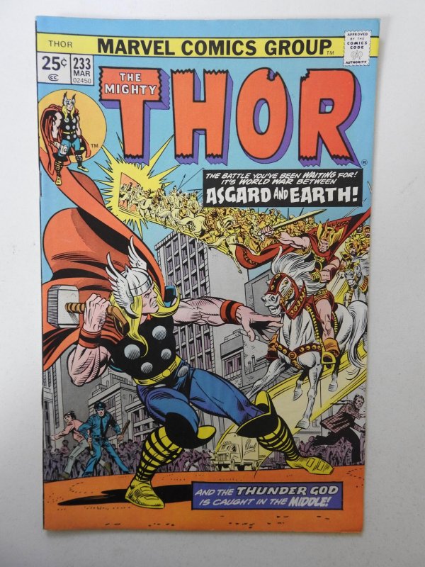 Thor #233 (1975) VG Condition! Rust on bottom staple