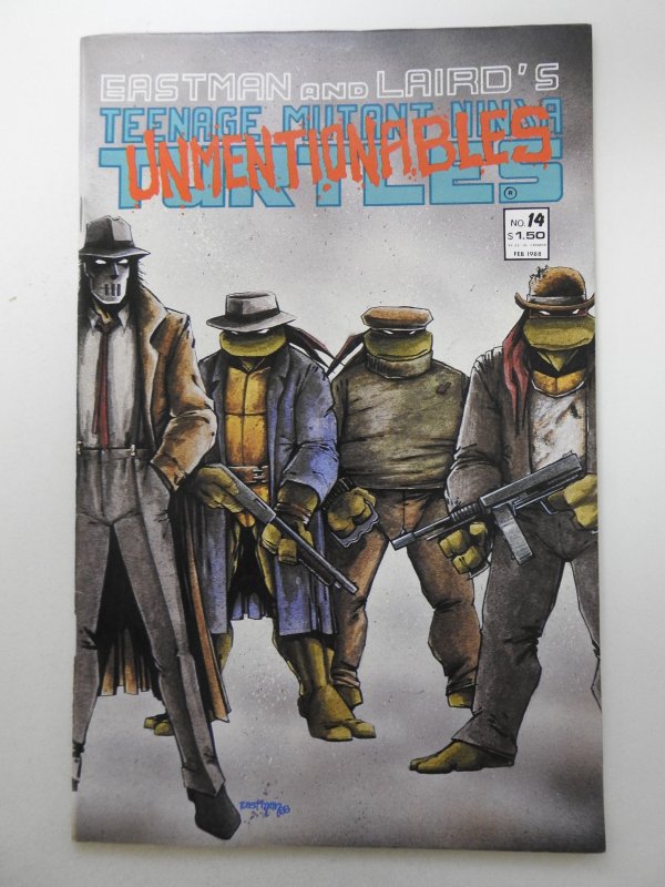 Teenage Mutant Ninja Turtles #14 (1988) Signed Eastman/Laird++ VF+ Condition!