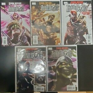 8PC THUNDERBOLTS LOT (9.0) #124-133, GREAT COVER!! 2009