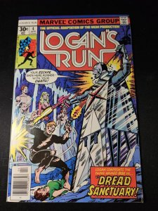 Logan's Run #4,VF+,  Dread Sanctuary, Marvel, 1977