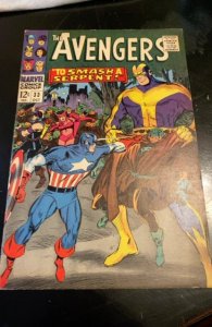 The Avengers #33 (1966)to smash a serpent