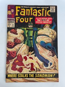 Fantastic Four # 61 VF Marvel Silver Age Comic Book Dr. Doom 22 LI3