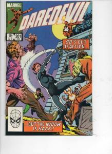 DAREDEVIL #201 VF+  Murdock, Black Widow, 1964 1983, more Marvel in store