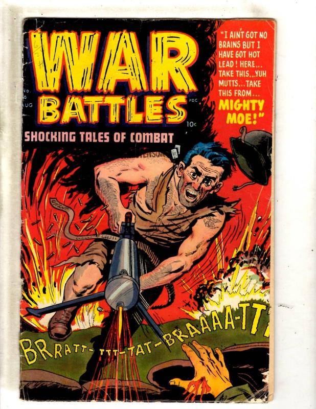 War Battles Shocking Tales Of Combat # 6 VG Golden Age Comic Book Pre-Code JL2