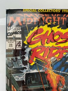 Ghost Rider #28-1992 nm 1st Caretaker , Midnight Sons & Lilith 2  Sealed Polybag