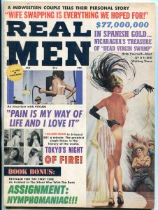 Real Men Magazine January 1966-WHIPPING-CHEESECAKE-PULP VG