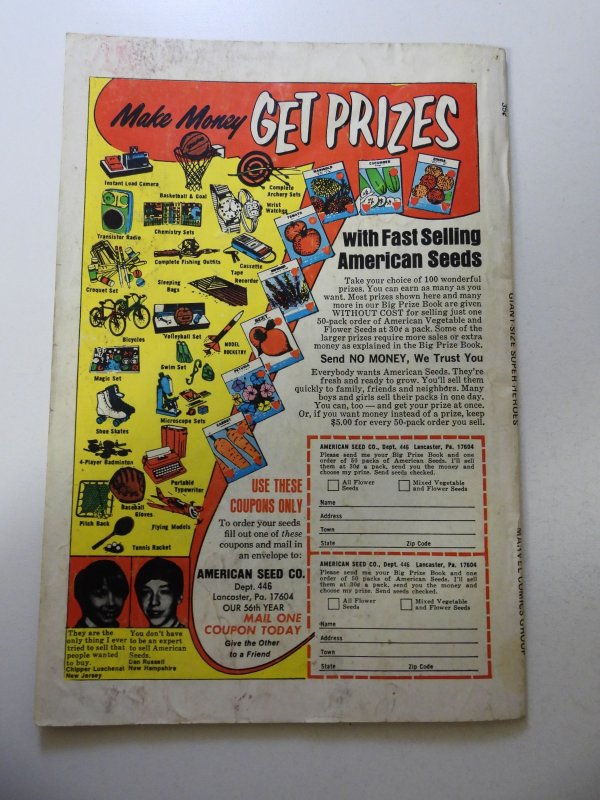Giant-Size Super-Heroes #1 (1974) VG Condition moisture stains