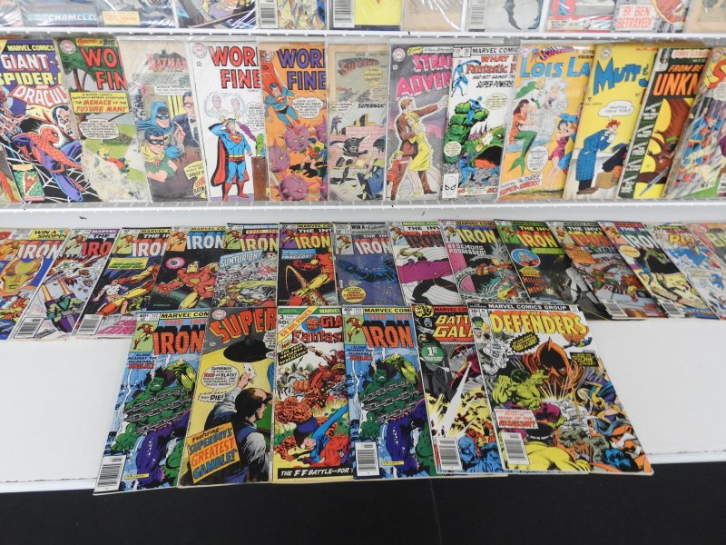 Huge 140+ Silver/Bronze Comics Low Grade Lot!! W/ Spider-Man, Hulk, + MORE