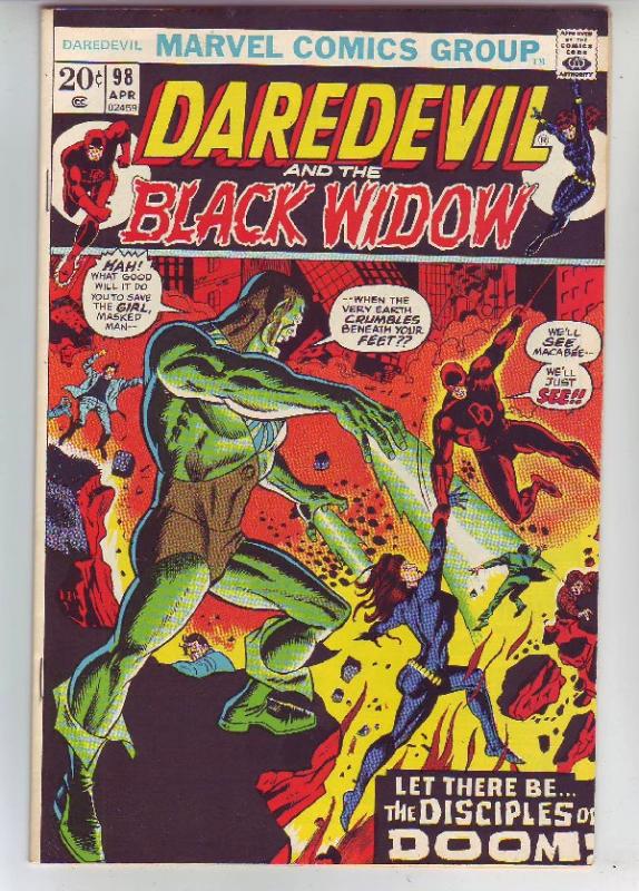 Daredevil #98 (Apr-73) NM- High-Grade Daredevil, Black Widow