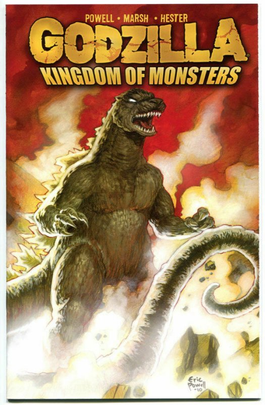 GODZILLA Kingdom of Monsters #1 B, NM, Eric Powell wrap, 2011, more in store