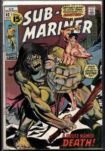 Sub-Mariner #42 (1971) Namor the Sub-Mariner