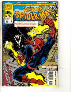 Lot Of 8 Web Of Spider-Man Marvel Comic Books ANNUALS # 3 4 5 6 7 8 9 10 DB2