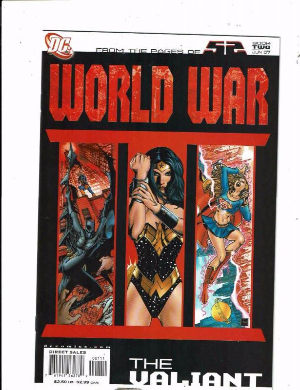 Lot of 4 World War DC Comic Books #1 2 3 4 KS4