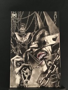 The Batman Who Laughs #1 B & W Minimal variant CVR B