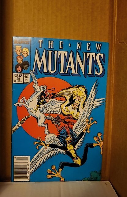 The New Mutants #58 through 61 Newsstand Edition (1987)