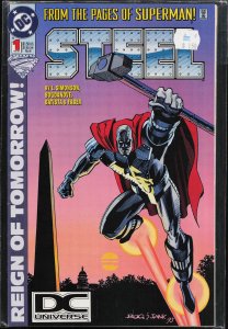 Steel #1 DC Universe Corner Box Variant (1994) Steel [Key Issue]