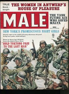 MALE MAGAZINE NOVEMBER 1962- WAR-CRIME-CHEESECAKE PICTURES- FN/VF