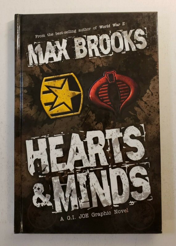 MAX BROOKS HEARTS & MINDS G.I. JOE HARD COVER GRAPHIC NOVEL