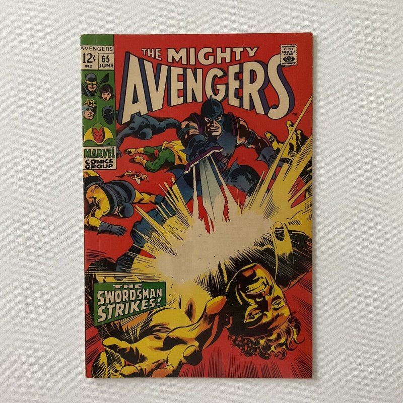 Avengers 65 Fine+ Fn+ 6.5 Marvel 1969