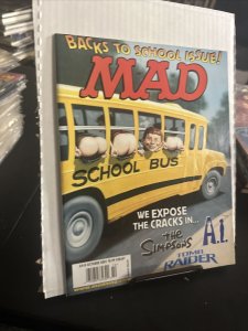 Mad Magazine Issue #410 October 2001 Back to School - The Simpsons, Tomb Raider