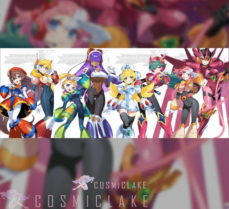 MEGA MAN LADIES OF X  EXCLUSIVE 4 BOOK SET  VARIANT PRESALE 5/30 ☪