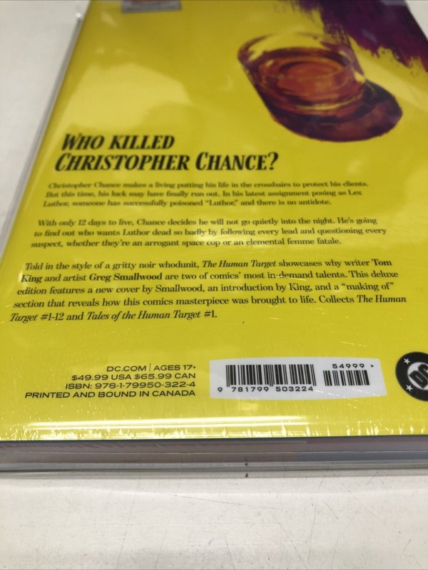 Human Target (2025) DC HC The Deluxe Edition • Tom King • Greg Smallwood