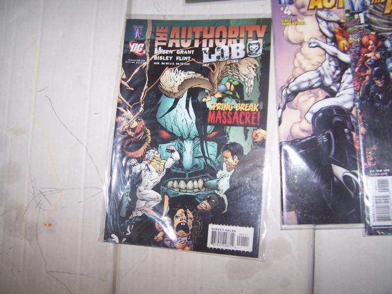 The Authority: More Kev #1,3 4 ( wildstorm  DC)+ lobo+prime+scortched earth+more