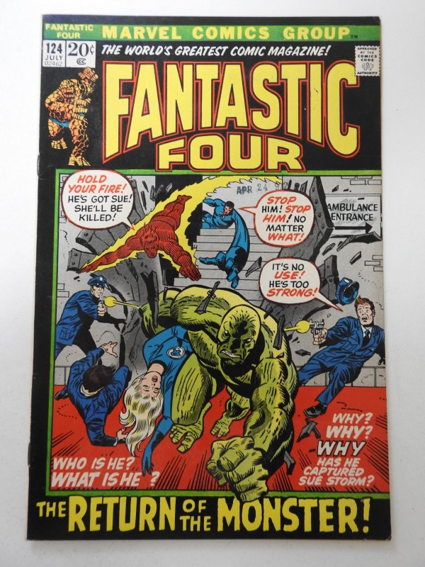 Fantastic Four #124 (1972) VF- Condition!