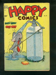 HAPPY COMICS #35 1950-SHOWER COVER-FRAZETTA FR