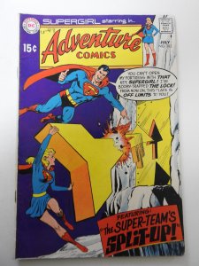 Adventure Comics #382 (1969) VG Condition moisture stain