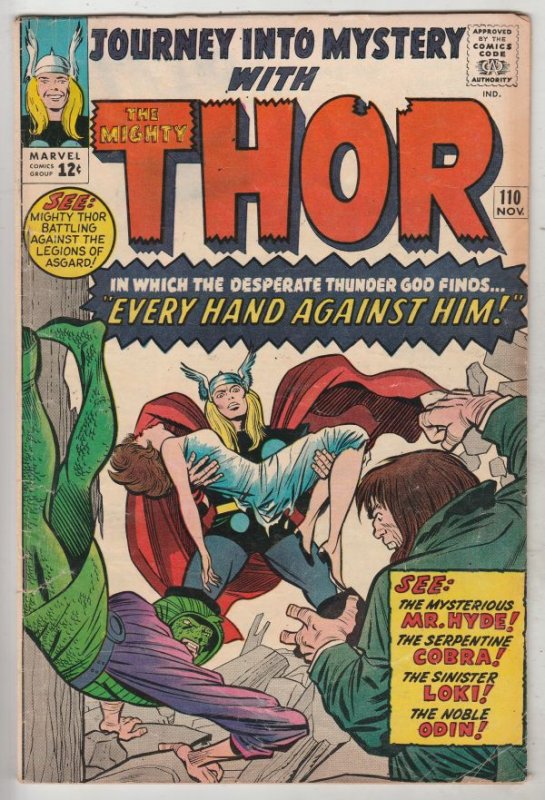 Journey into Mystery #110 (Nov-64) FR/GD Afordable-Grade Thor