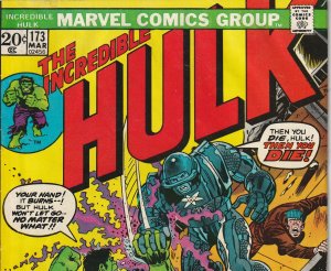 The incredible Hulk #173 - 174 (1974)  Hulk vs The Colbalt Man