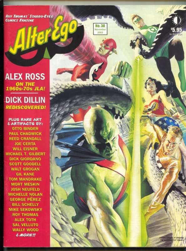 Alter Ego #30 2003- Neal Adams- Alex Ross JLA- Steve Rude 