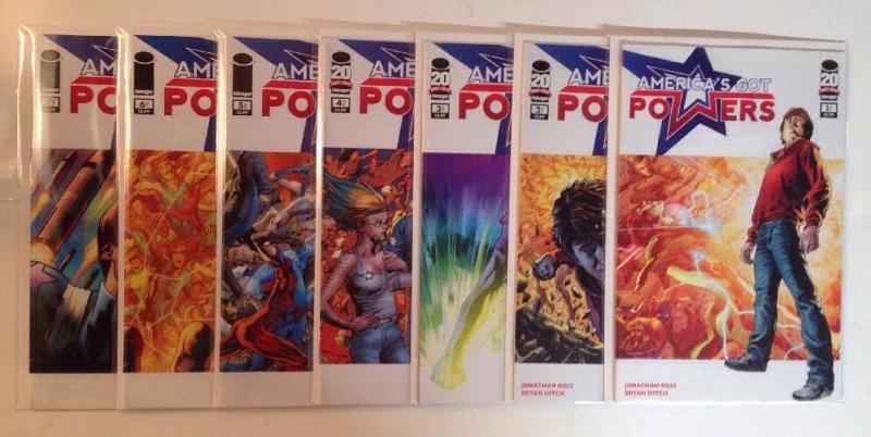 Americas Got Powers 1-7 Complete Near Mint Lot Set Run