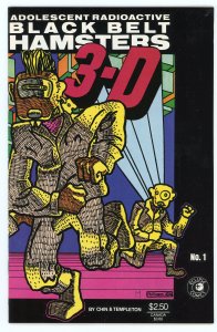 Adolescent Radioactive Black Belt Hamsters 3-D #1 Eclipse with glasses NM-