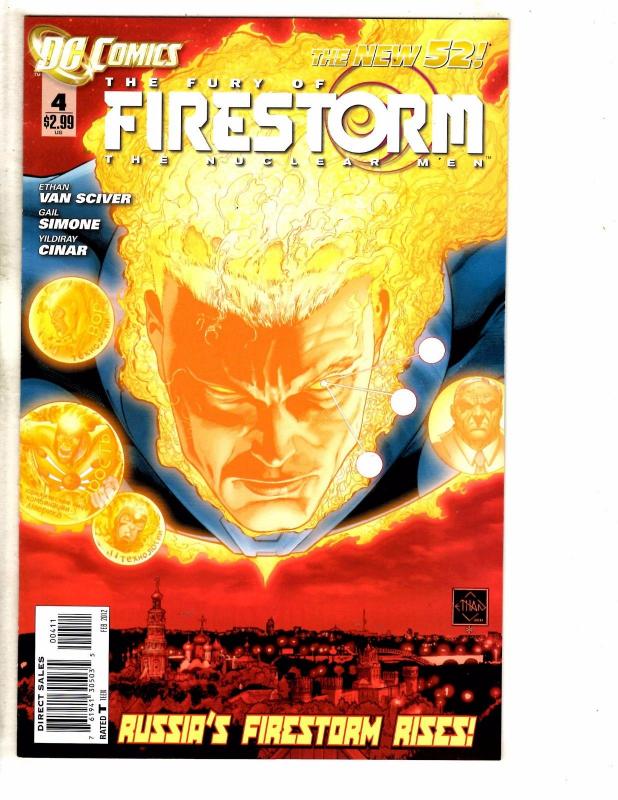 Lot Of 5 Firestorm DC NEW 52 Comic Books # 0 1 2 3 4 Batman Flash Arrow J259 