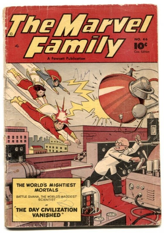 Marvel Family #46 1950- Canadian edition G 