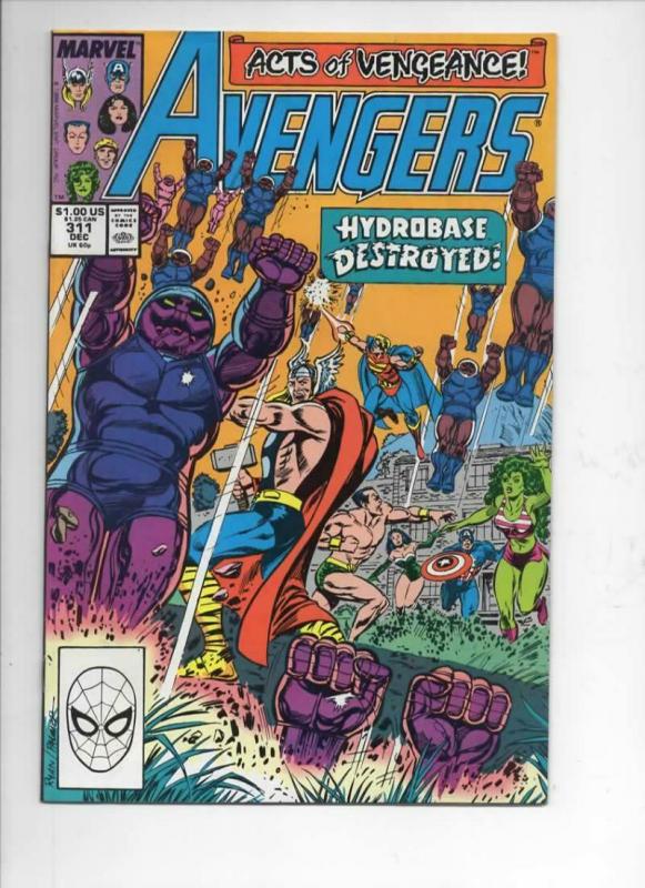 AVENGERS #311, VF/NM, Captain, Thor, She-Hulk, 1963 1989, more Marvel in store