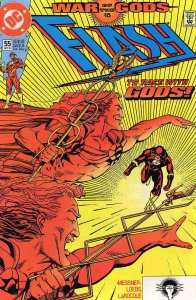 Flash (2nd Series) #55 FN ; DC | War of the Gods 10