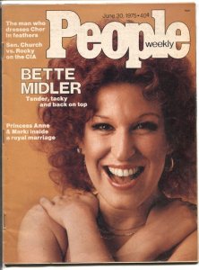 People Weekly June 30 1975 - POGO - Bette Midler Selby Kelly