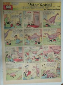 Peter Rabbit Sunday Page by Harrison Cady from 12/5/1937 Full Page Size 